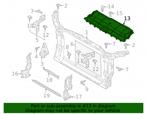 TV cover for Audi A7 19-25
