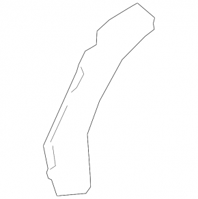 Lower reinforcement for the left fender apron of the Lexus ES250 ES300h ES350 19-25