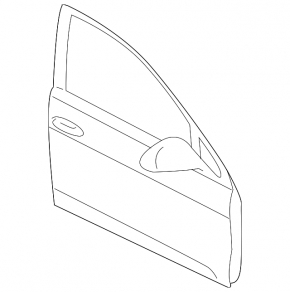 Bare front right door VW Golf 15-