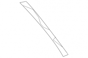 Door trim side rear right Toyota Prius 50 16-22 rear
