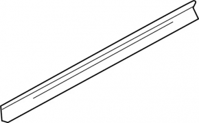 Door glass seal rear left inner Infiniti QX50 19-