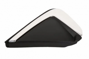 Triangle plug rear wing left Chevrolet Volt 16- chrome, scratch, broken fastener