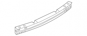 Rear Bumper Reinforcement Infiniti QX50 19-20