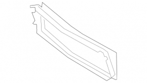 Lower radiator duct for Mercedes A-class V177 19-22 M260