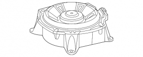 Mercedes X247 GLB 20-26 Burmester Subwoofer