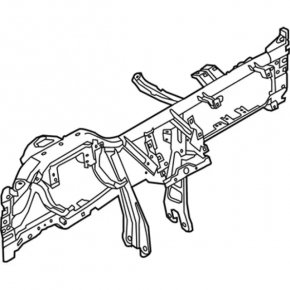 Under-torpedo pipe reinforcement Ford Explorer 13-19