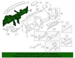 Under-torpedo pipe reinforcement Ford Explorer 13-19