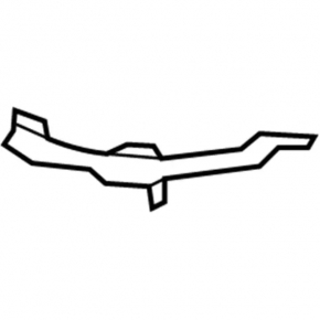 Front bumper mount right under headlight Lincoln MKX 16-