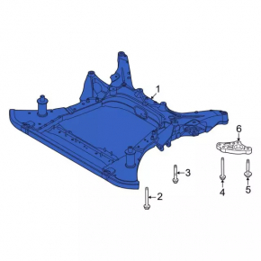 Front subframe Ford Mustang Mach-E 21-23 complete 2 parts