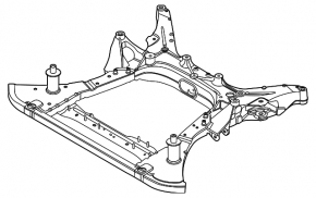 Front subframe Ford Mustang Mach-E 21-23 complete 2 parts
