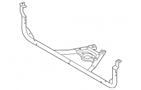 Lower radiator guard for Land Rover Range Rover Velar 18-23 metal