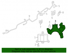 Blind Spot Sensor Bracket (BSM) Left Mazda CX-50 23-24