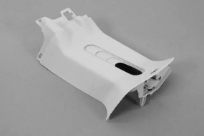 Rear pillar trim upper belt right Dodge Grand Caravan 11-17 gray