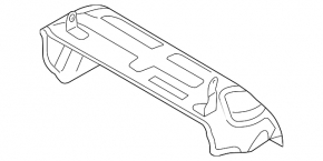 Exhaust manifold protection VW Touareg 11-17 3.6