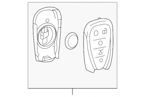 Chevrolet Cruze 16-key