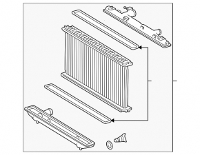 Toyota Camry V40 Hybrid Water Cooling Radiator 07-10