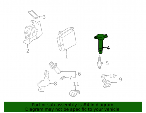 Ignition coil Mitsubishi Outlander 14-20 3.0