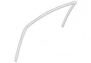 Front left windshield seal for Mercedes W211