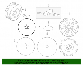 Wheel disk R16 Subaru Impreza 17-22 GK