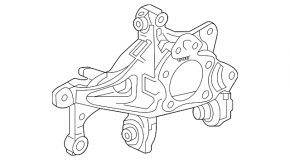 Rear right axle Lexus ES300h ES350 20- AWD