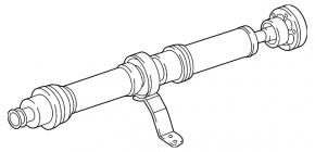 Driveshaft driveshaft Audi A6 C7 12-18 for 8 speed automatic transmission