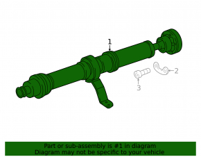 Driveshaft driveshaft Audi A6 C7 12-18 for 8 speed automatic transmission