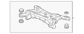 Rear subframe for Acura MDX 07-09