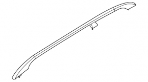 Longitudinal roof rail left BMW X5 E70 07-13 chrome