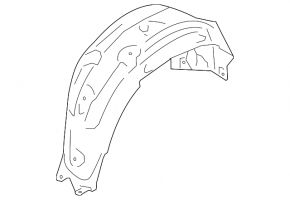 Subaru WRX 15-21 rear right fender liner