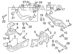 Rear stabilizer VW Taos 22-25