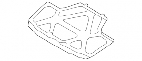 Infiniti G25 G35 G37 4d 06-15 hood insulation torn