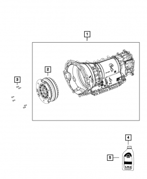 Automatic transmission assembly Jeep Grand Cherokee WK2 18-21 5.7 AWD 8HP70