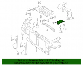 Engine Guard Left Infiniti FX35 FX45 03-08