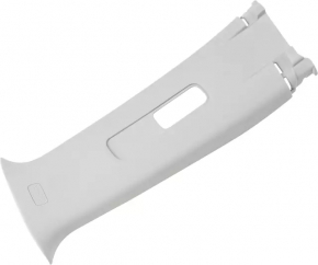 Center pillar trim upper belt left Nissan Rogue 14-20 gray, scratch