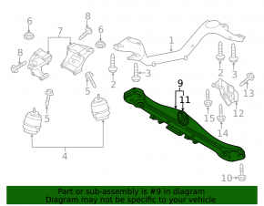 Traverse automatic transmission Audi Q7 4L 10-15