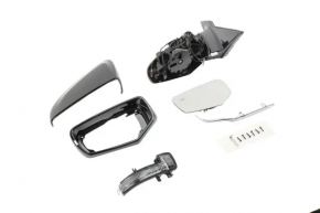 Left side mirror complete Cadillac CTS 16-20 BSM, auto-dimming, turn signal