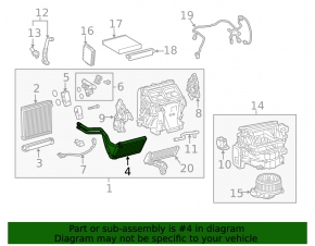Lexus GX460 10-23 Heater Radiator