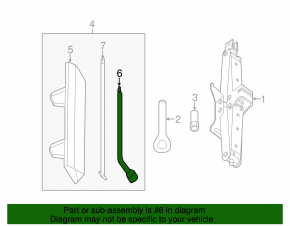 Nissan Pathfinder 13-16 wheel spanner