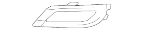Left fog light frame for Mazda 3 MPS 09-13