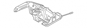 Parking brake lever Ford Focus mk3 11-18 under drum