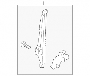 Rear right window lift with motor for Ford Transit Connect MK2 13-23