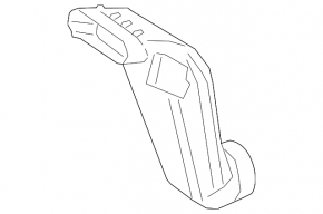 Air duct for filter Ford Ecosport 18-22 1.0T, 2.0