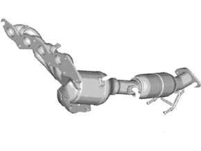 Exhaust manifold with catalytic converter Ford C-max MK2 13-18 Energi