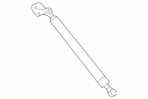 Left tailgate shock absorber Mazda CX-5 13-16