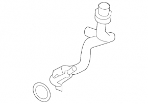 Lower cooling pipe Audi Q7 4L 13-15 3.0 TDI