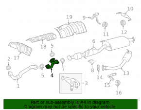 Lexus RX450h 16-22 downpipe rusty