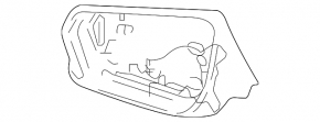 Right mirror housing for Chevrolet Equinox 18-24