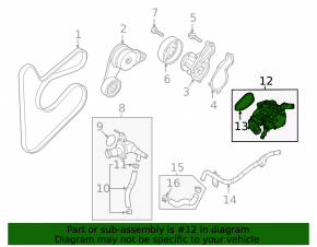Thermostat housing assembly Hyundai Elantra 21-23 2.0 plastic