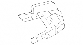 Left steering column paddle shifter for VW Jetta 22-26