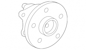 Rear left hub Lexus NX 22-25 AWD